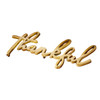 Gold Cast Aluminum Thankful Trivet | The Shops at Colonial Williamsburg
