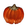 Harvest Blossom Orange Glass Pumpkin Serving Plate 8.25"W | The Shops at Colonial Williamsburg