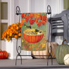 Orange Pumpkin Bird Feeder Fall Garden Flag | The Shops at Colonial Williamsburg