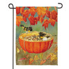 Orange Pumpkin Bird Feeder Fall Garden Flag | The Shops at Colonial Williamsburg