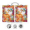 Multicolor Pumpkins, Berries, and Blue Birds Fall Garden Flag | The Shops at Colonial Williamsburg
