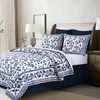 WILLIAMSBURG Maryfrances Blue Delft Floral Quilt Set | The Shops at Colonial Williamsburg
