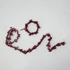 Burgundy Flocked Foam Ball Wreath Ornament, 8" | The Shops at Colonial Williamsburg