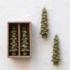 Tree-Shaped Taper Candles, Green, Set of 2 | The Shops at Colonial Williamsburg