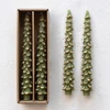 Tree-Shaped Taper Candles, Green, Set of 2 | The Shops at Colonial Williamsburg