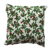 Embroidered Linen Mistletoe Pillow, 16" | The Shops at Colonial Williamsburg