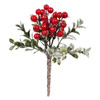 Iced Red Berry Pick 8" H | The Shops at Colonial Williamsburg