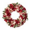 Candy Cane Amaryllis Wreath 23" Dia. | The Shops at Colonial Williamsburg