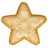 Gold Star Appetizer or Dessert Glass Plate 8" Dia | The Shops at Colonial Williamsburg