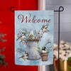 Winter Birds & Watering Can Holiday Garden Flag | The Shops at Colonial Williamsburg
