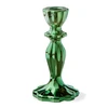 Red & Green Mercury Glass Taper Candle Holders | The Shops at Colonial Williamsburg