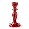 Red & Green Mercury Glass Taper Candle Holders | The Shops at Colonial Williamsburg