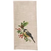 WILLIAMSBURG Boxwood & Pine Chickadee Kitchen Towel | The Shops at Colonial Williamsburg