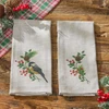 WILLIAMSBURG Boxwood & Pine Chickadee Kitchen Towel | The Shops at Colonial Williamsburg