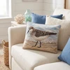 WILLIAMSBURG Sandpiper Needlepoint Throw Pillow | The Shops at Colonial Williamsburg