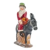 Vaillancourt Chalkware Santa with Oranges on Mule | The Shops at Colonial Williamsburg