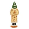 Vaillancourt Chalkware Santa with Pale Yellow Coat and Kissing Ball | The Shops at Colonial Williamsburg
