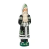 Vaillancourt Chalkware Santa in Black Coat