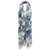 Colonial Williamsburg Blue Toile Women's Cashmere Scarf | The Shops at Colonial Williamsburg