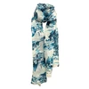 Colonial Williamsburg Blue Toile Women's Silk Neck Scarf | The Shops at Colonial Williamsburg