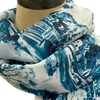 Colonial Williamsburg Blue Toile Women's Silk Neck Scarf | The Shops at Colonial Williamsburg