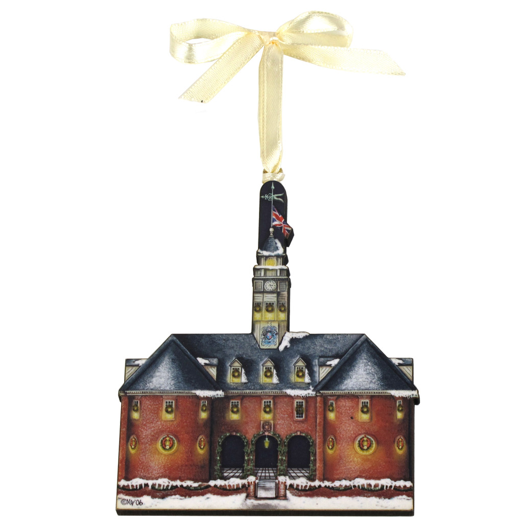 Colonial Williamsburg Capitol Wooden Ornament | The Shops at Colonial Williamsburg