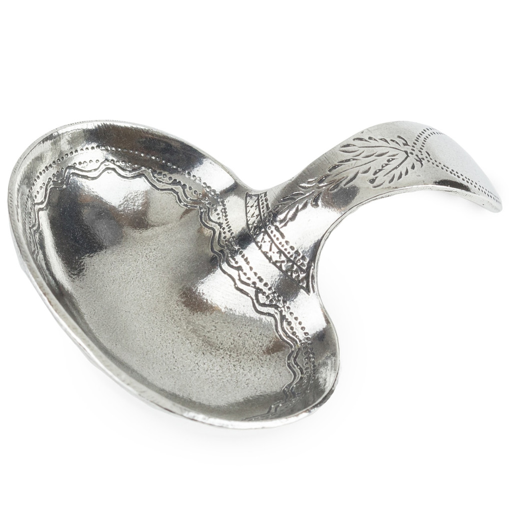 Kidney Shaped Bowl Tea Caddy Spoon