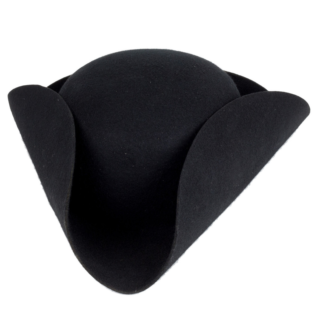 Men S Cocked Black Hat