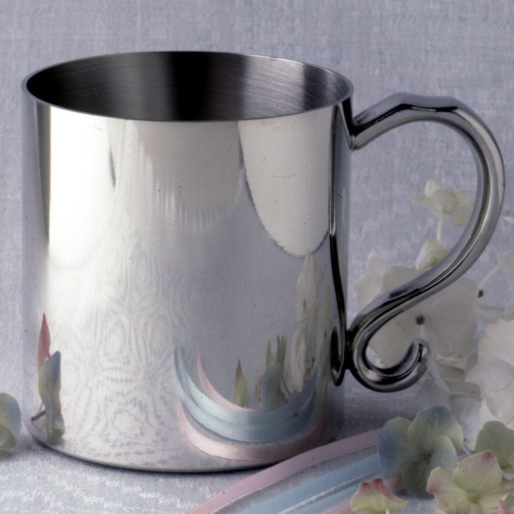 pewter baby cup