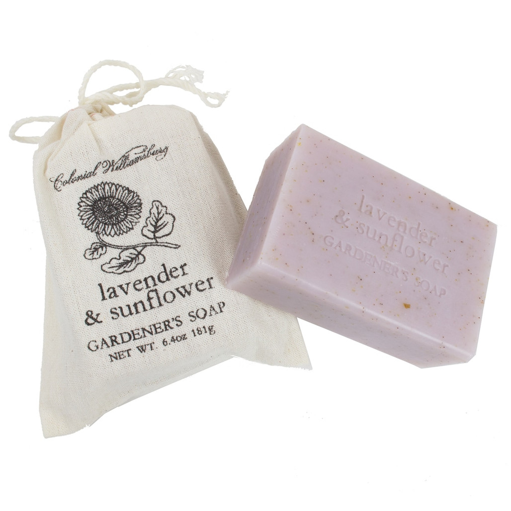 MBFFmomfloraserum&soyflora soap セット Lavender and Sunflower Garden Sack Soap