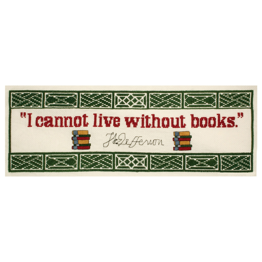 Thomas Jefferson Quote Counted Cross Stitch Kit | The Shops at Colonial Williamsburg