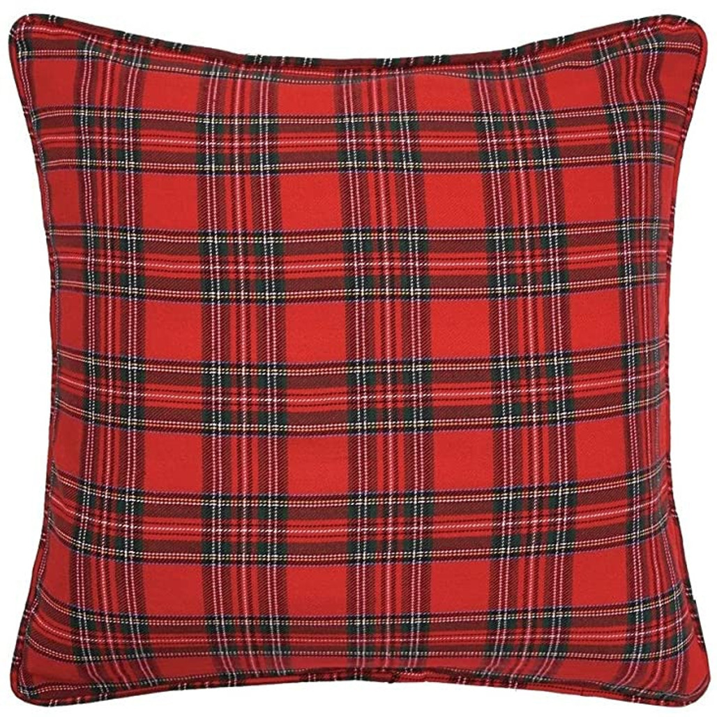 Arlington Plaid Woven Pillow | The Shops at Colonial Williamsburg