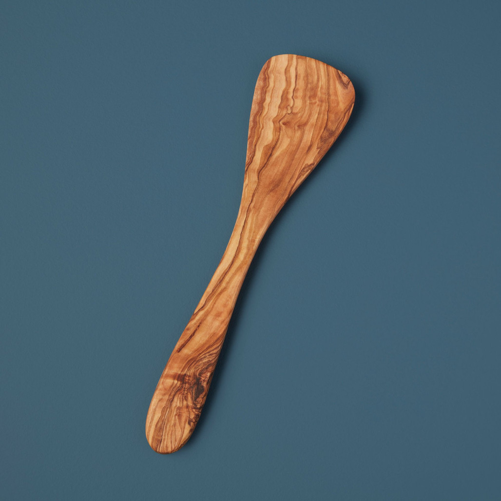 Olive Wood Rounded Spatula | The Shops at Colonial Williamsburg