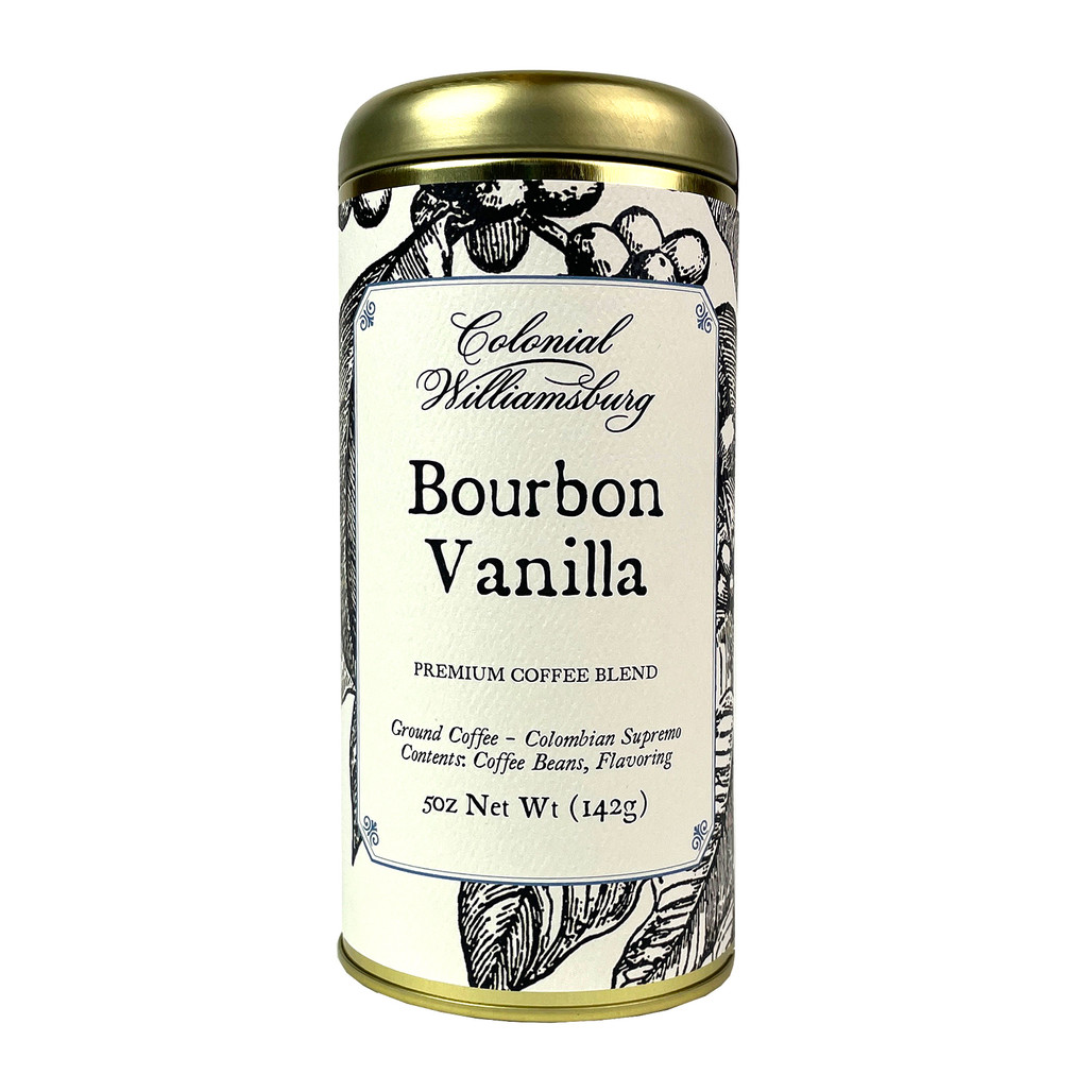 Bourbon Vanilla Premium Ground Coffee Canister | The Shops at Colonial Williamsburg