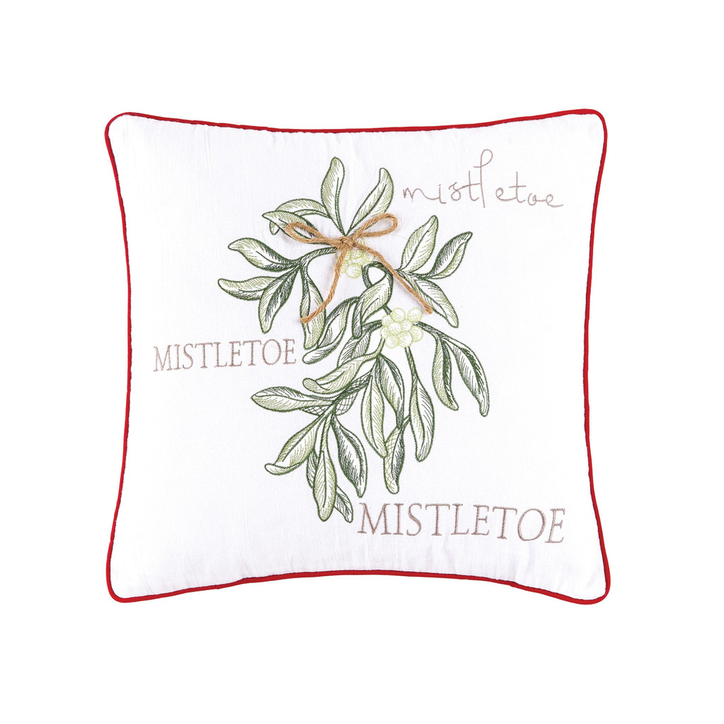 Mistletoe Accent Pillow 18" | The Shops at Colonial Williamsburg