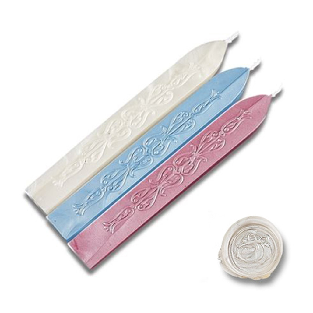 Flexible Sealing Wax Tri-Pack - Blue, White, Pink