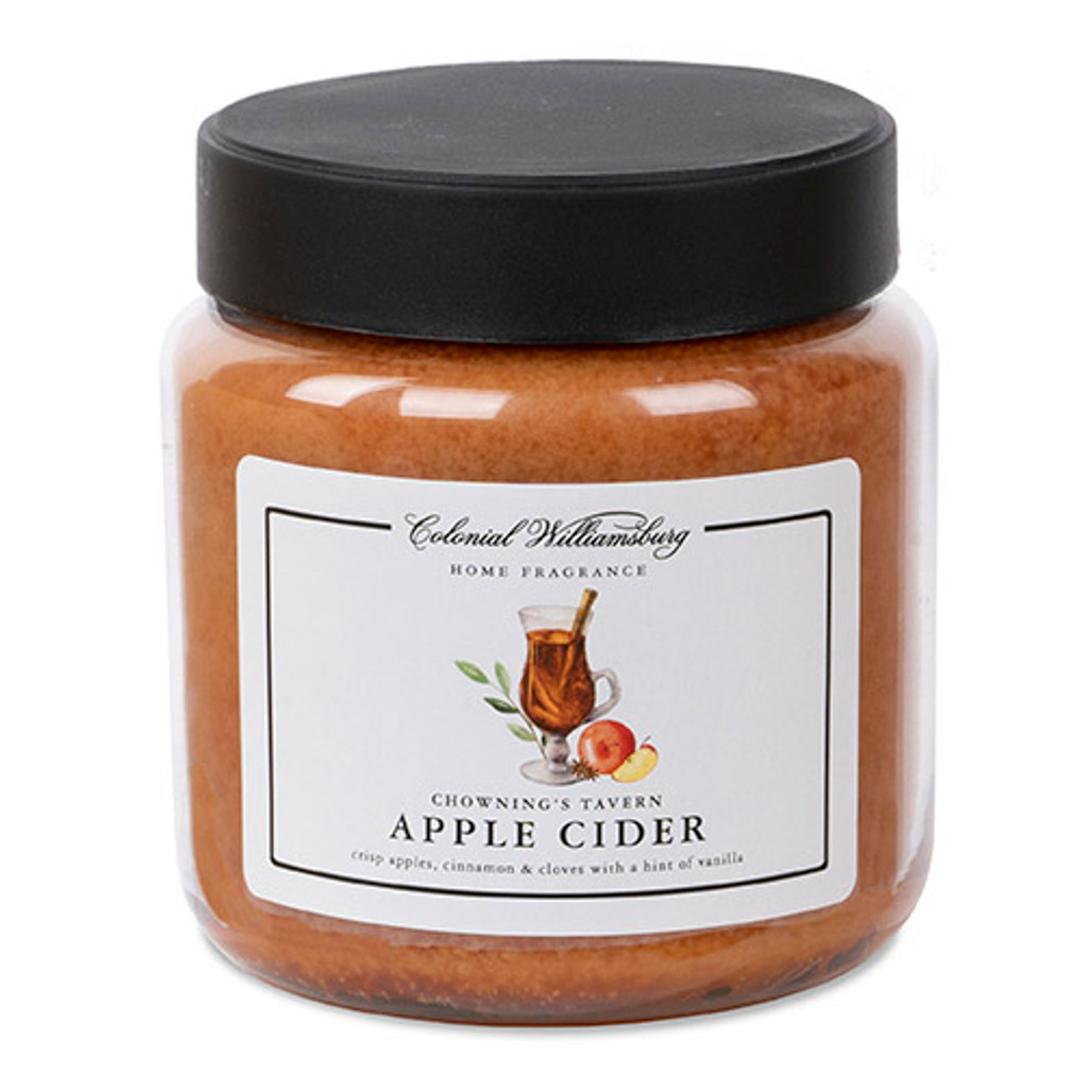 Chowning’s Tavern Apple Cider 16 oz Jar Candle | The Shops at Colonial Williamsburg