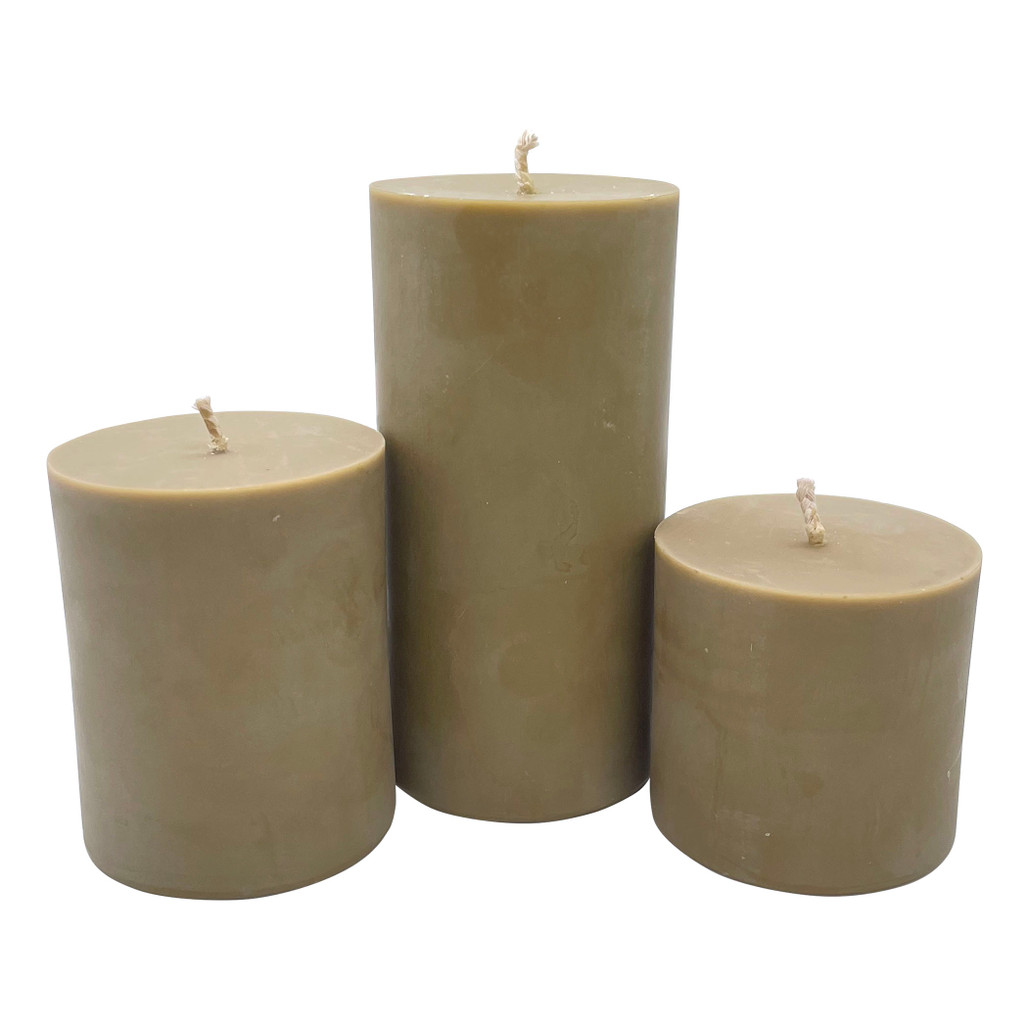Bayberry Wax Pillar Candles