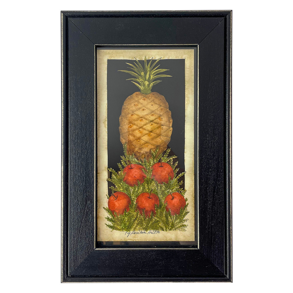 Hults Folk Art Pineapple Giclee Art Print | The Shops at Colonial Williamsburg