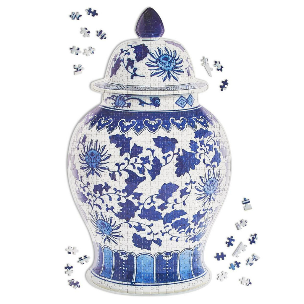 Blue and White Ginger Jar 500 Piece Jigsaw Puzzle | The Shops at Colonial Williamsburg