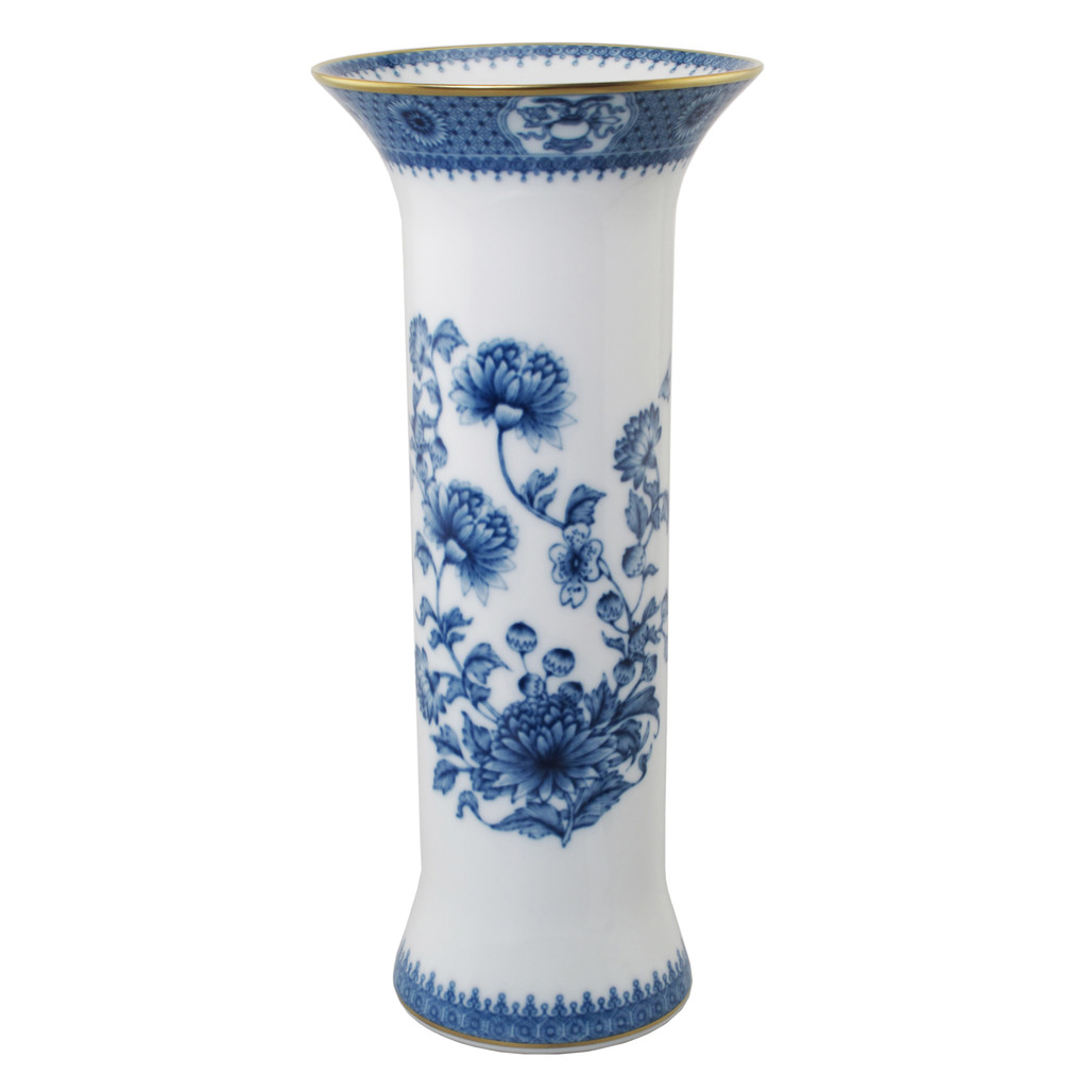 Imperial Blue Trumpet Vase