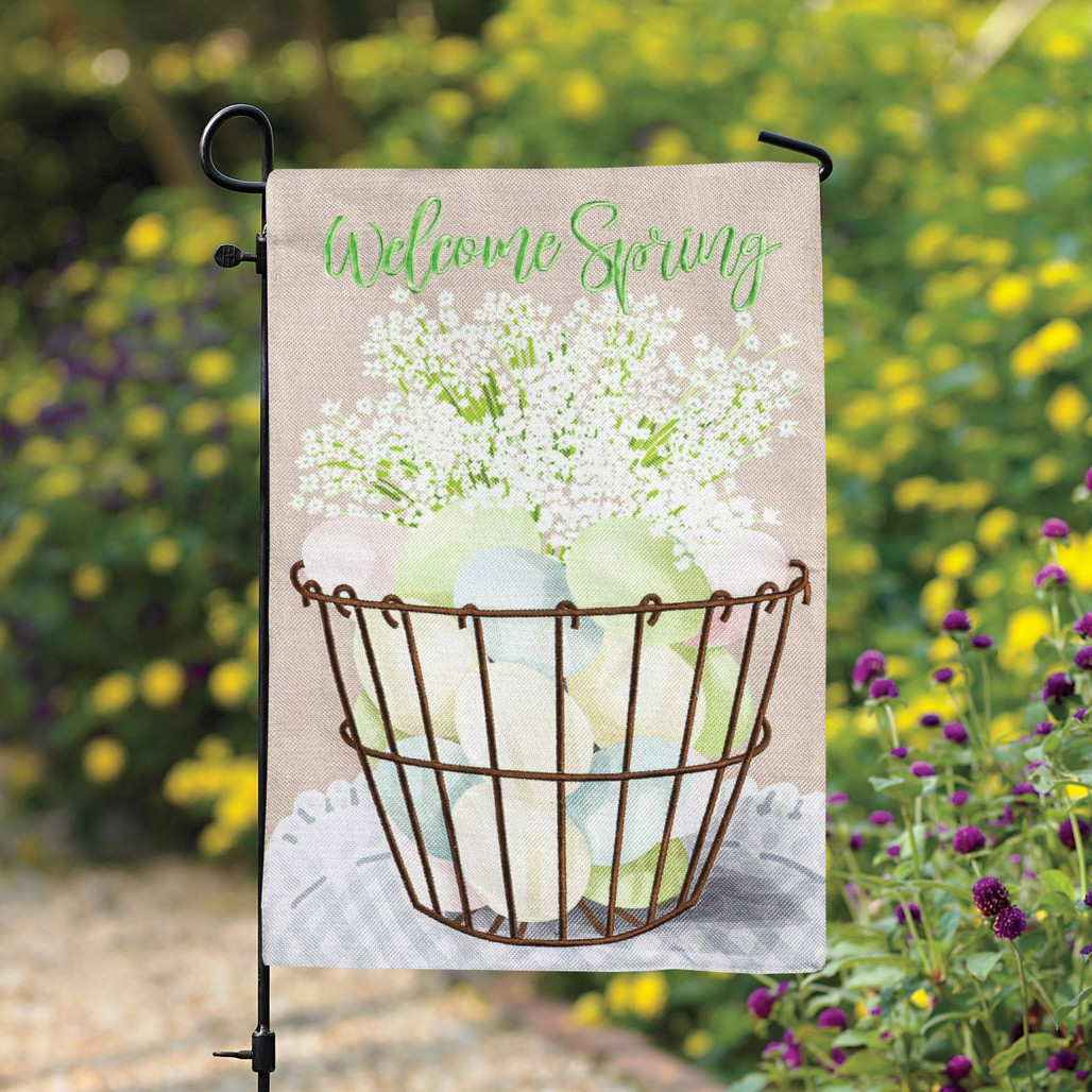 Goldfinch and Sunflowers Garden Flag