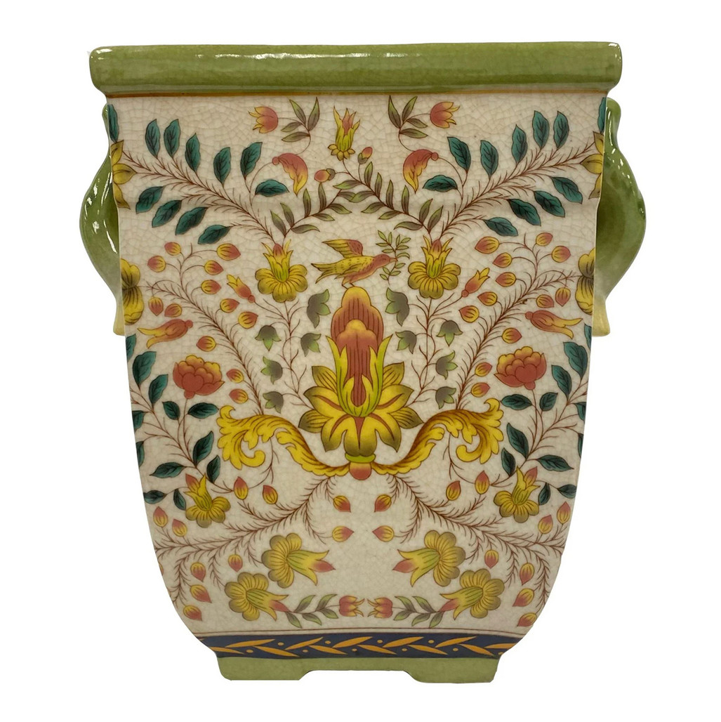 "Blossom" Handled Cache Pot | The Shops at Colonial Williamsburg