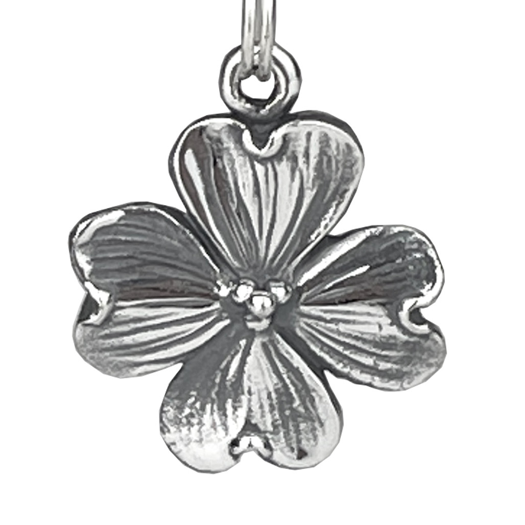 Sterling Silver Charm - Dogwood Blossom | The Shops at Colonial Williamsburg