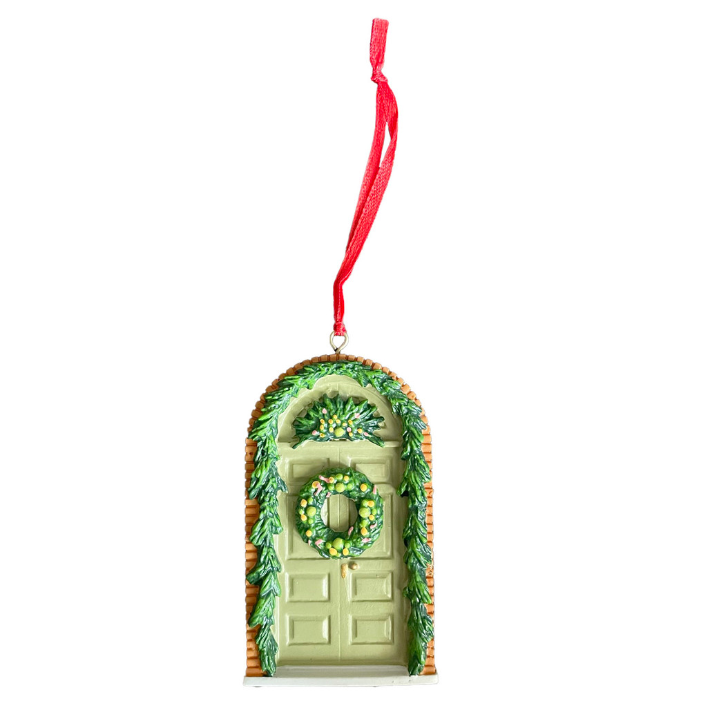 Colonial Williamsburg Green Holiday Door Ornament | The Shops at Colonial Williamsburg