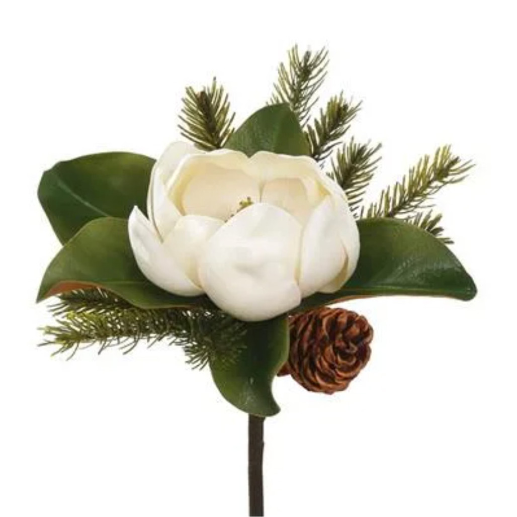 Magnolia Blossom and Pine Bouquet 12" | The Shops at Colonial Williamsburg