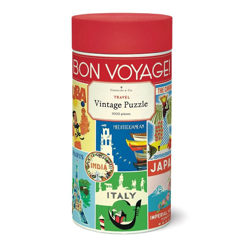 Vintage Travel 1000 Piece Jigsaw Puzzle