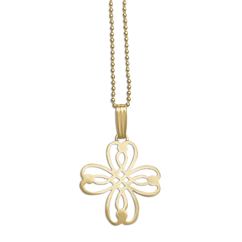 Hennell Clover Gold Pendant Necklace | The Shops at Colonial Williamsburg