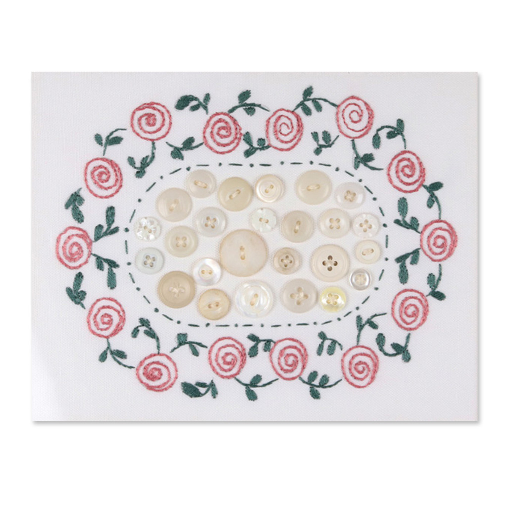 "Grandma's Buttons" Embroidery Kit | The Shops at Colonial Williamsburg