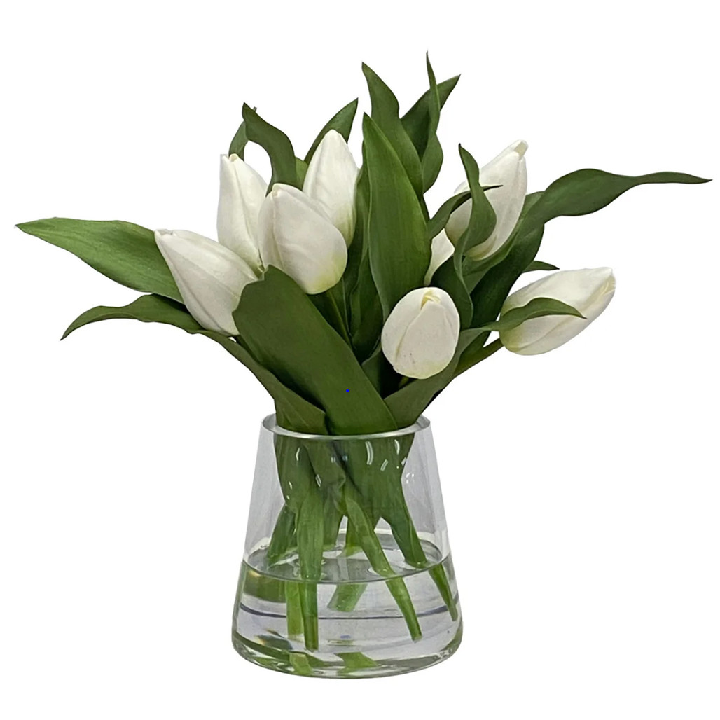 White Tulip Floral Arrangement | The Shops at Colonial Williamsburg